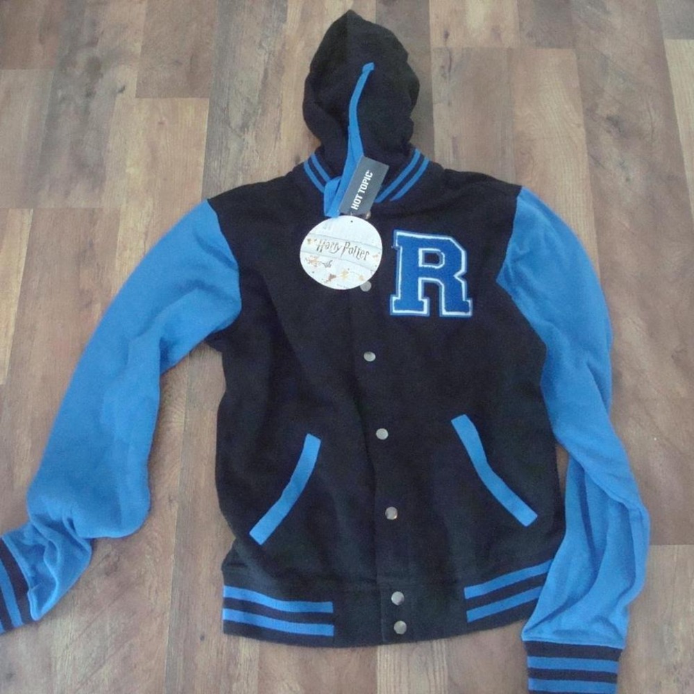 HARRY‎ POTTER JACKET LETTERMAN HOODIE 19X25 XS RAVENCLAW